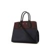 Louis Vuitton City Steamer medium model handbag in navy blue and burgundy grained leather - 00pp thumbnail