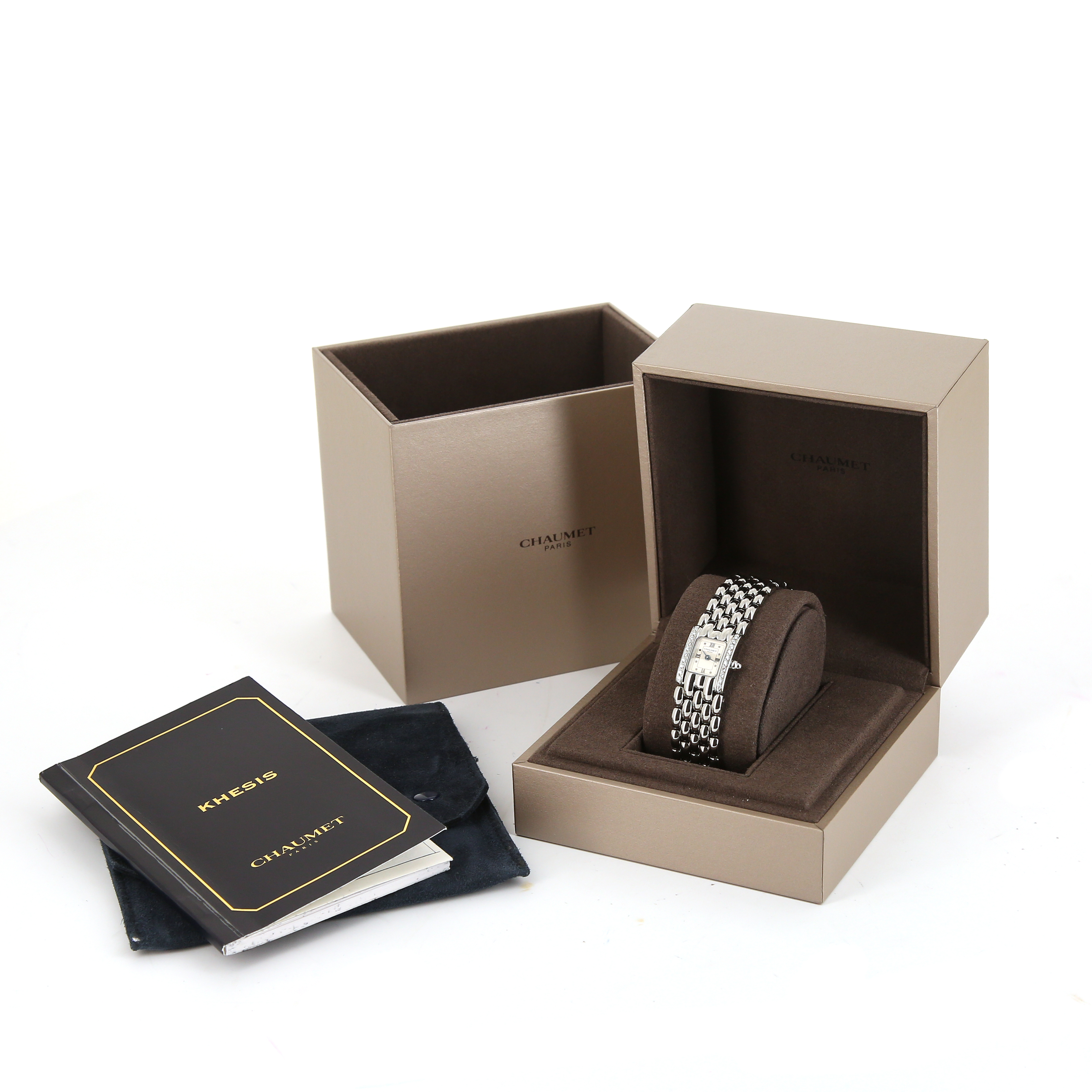 Chaumet Khesis watch in stainless steel Circa  2000 - Detail D2