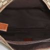 Gucci Bamboo handbag in monogram canvas and brown leather - Detail D2 thumbnail
