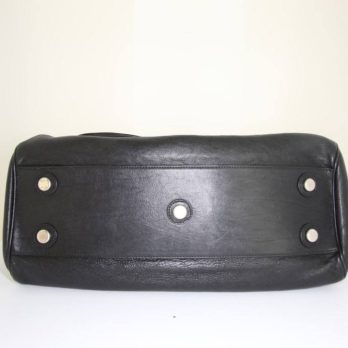 Dior My Dior bag in black grained leather - Detail D4