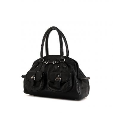 Borsa Dior My Dior in pelle martellata nera