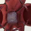 Hermès wallet in burgundy box leather - Detail D2 thumbnail