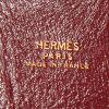 Porte-monnaie Hermès en cuir box bordeaux - Detail D3 thumbnail