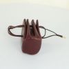 Hermès wallet in burgundy box leather - Detail D4 thumbnail