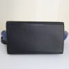 Celine Trapeze medium model bag in black and blue leather - Detail D5 thumbnail
