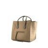 Shopping bag Celine Phantom in pelle beige simil coccodrillo - 00pp thumbnail