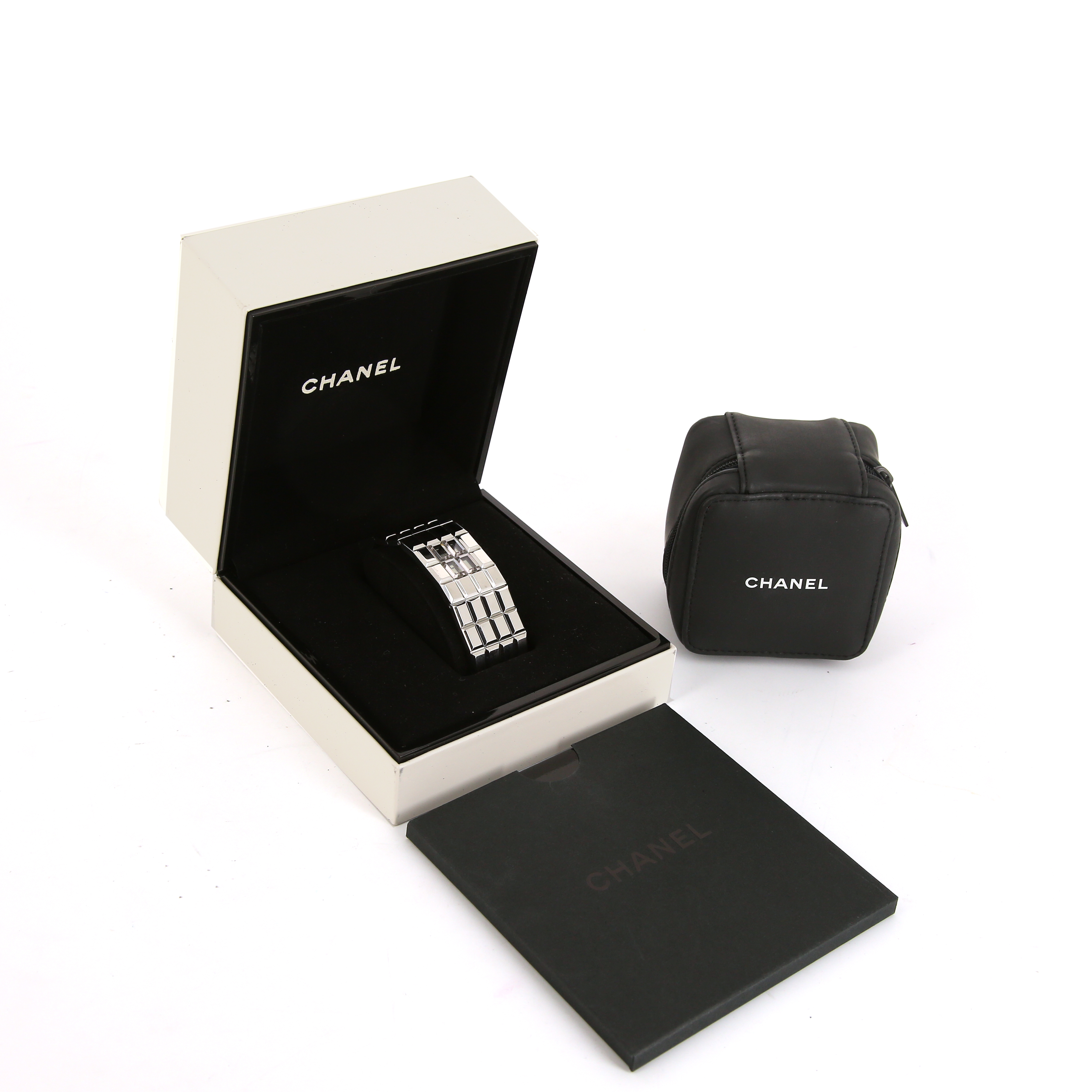 Montre Chanel Chocolat en acier Ref :  HO934 Vers  2003