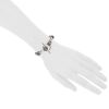 Hermès Noeud Marin bracelet in silver - Detail D1 thumbnail