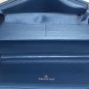 Borsa a tracolla Chanel Wallet on Chain in pelle verniciata blu a fiori - Detail D2 thumbnail