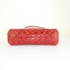 Bolso de mano Chanel Just Mademoiselle en cuero acolchado rojo - Detail D4 thumbnail