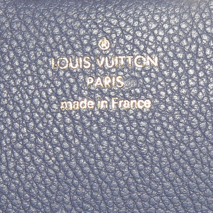 Bolso Louis Vuitton Eden en lona Monogram y cuero azul - Detail D4