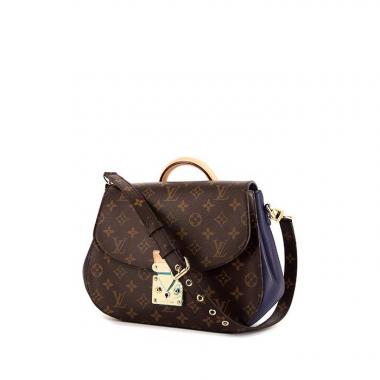 Bolso Louis Vuitton Eden en lona Monogram y cuero azul