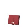 Billetera Hermès en cuero epsom rojo - 00pp thumbnail