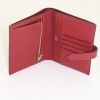 Portafogli Hermès in pelle Epsom rossa - Detail D2 thumbnail