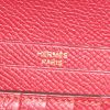 Hermès wallet in red epsom leather - Detail D3 thumbnail