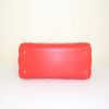 Dior Lady Dior medium model handbag in red quilted leather - Detail D5 thumbnail