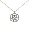 Chanel Camélia Fil large model necklace in white gold and diamonds - 00pp thumbnail