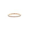 Tiffany & Co Metro wedding ring in pink gold and diamonds - 00pp thumbnail