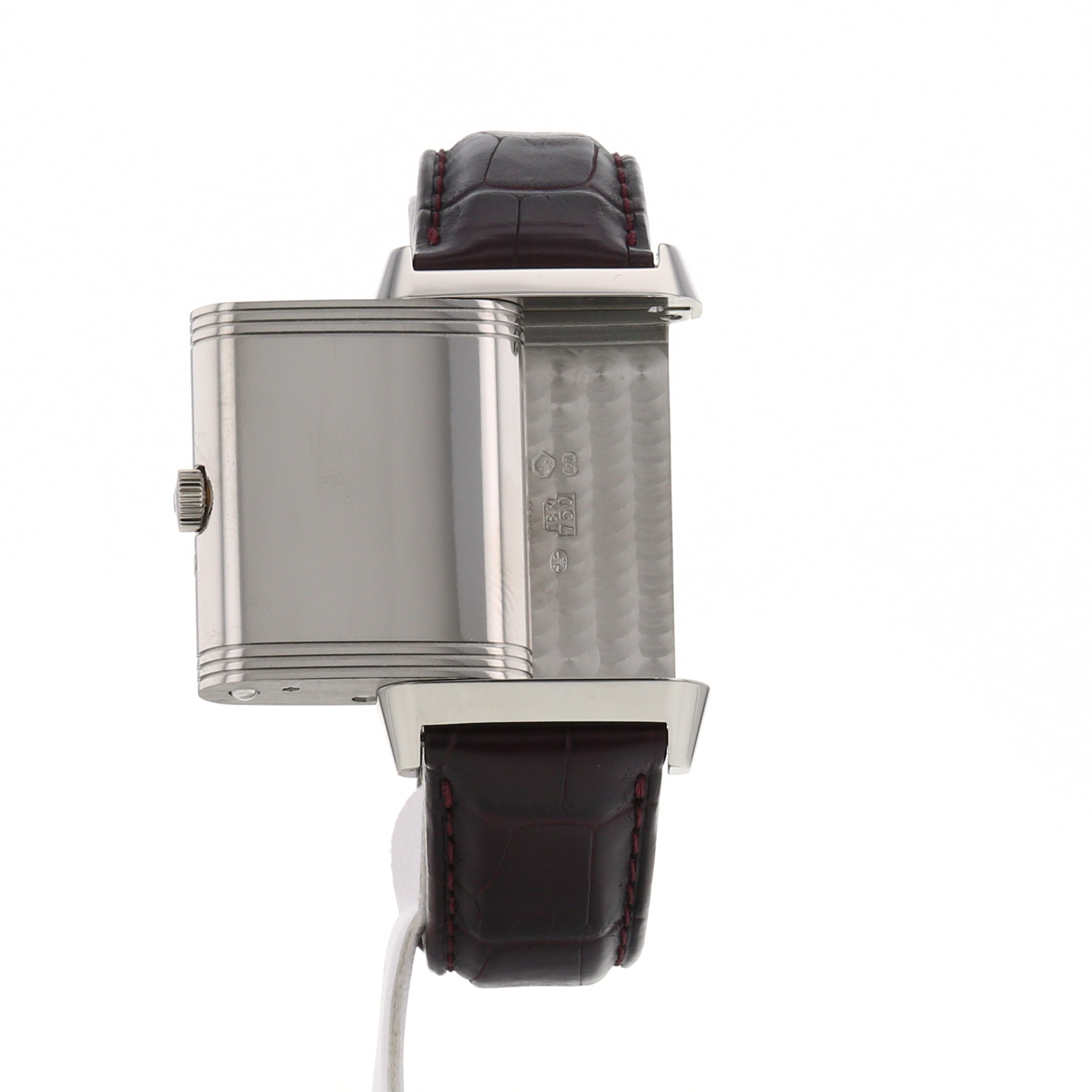 Jaeger-LeCoultre Reverso Grande Taille watch in white gold 18k Ref: 270.3.36 Circa 2000 - Detail D2