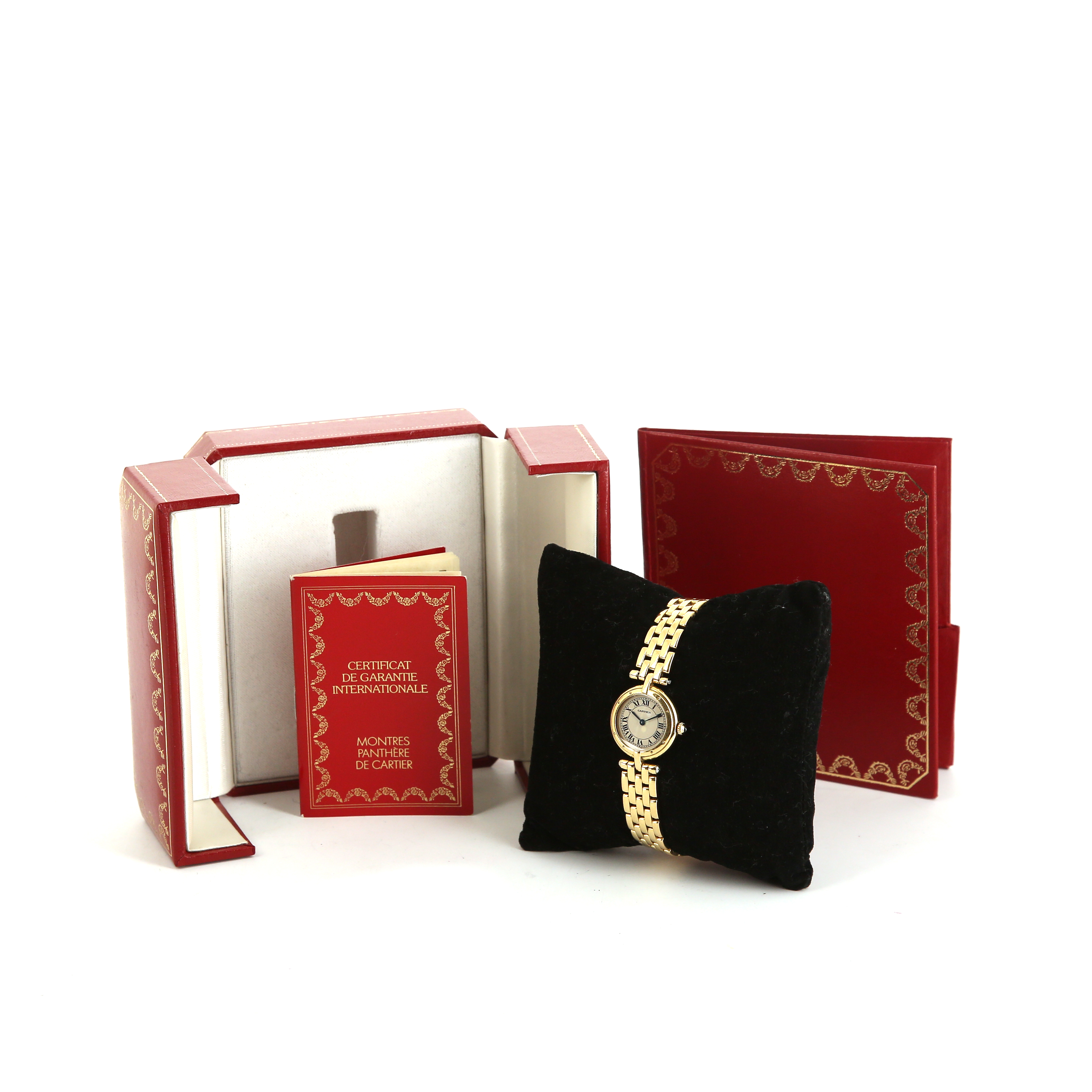 Montre Cartier Panthère Vendôme en or jaune 18k Vers  1989 - Detail D2