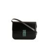Celine Classic Box handbag in black box leather - 360 thumbnail