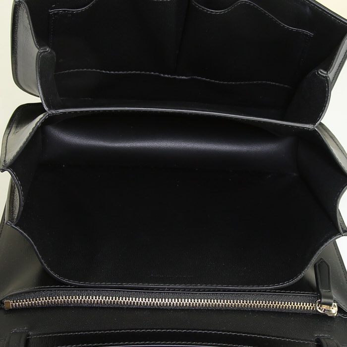 Borsa Celine Classic Box in pelle box nera - Detail D2