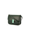 Celine Classic Box shoulder bag in green box leather - 00pp thumbnail