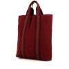 Hermes Troca bag in red canvas - 00pp thumbnail