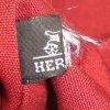 Hermes Troca bag in red canvas - Detail D3 thumbnail