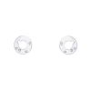 Dinh Van Cible earrings in white gold and diamonds - 00pp thumbnail