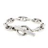 Hermes Chaine d'Ancre medium model bracelet in silver - 00pp thumbnail