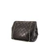 Bolso Chanel Grand Shopping en cuero acolchado negro - 00pp thumbnail