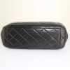 Chanel Grand Shopping bag in black quilted leather - Detail D4 thumbnail