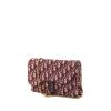 Dior Oblique bag in burgundy monogram canvas - 00pp thumbnail