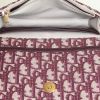 Dior Oblique bag in burgundy monogram canvas - Detail D2 thumbnail