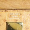 Bolso de mano Hermes Kelly 32 cm en avestruz color oro - Detail D4 thumbnail