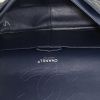 Bag in navy blue quilted grained leather - Detail D3 thumbnail