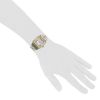 Cartier Santos watch in gold and stainless steel Circa  1990 - Detail D1 thumbnail