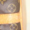 Louis Vuitton petit Noé small model handbag in brown monogram canvas and natural leather - Detail D3 thumbnail