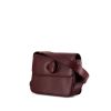 Cartier shoulder bag in burgundy leather - 00pp thumbnail