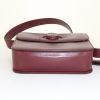 Cartier shoulder bag in burgundy leather - Detail D4 thumbnail