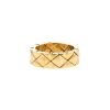 Chanel Matelassé medium model ring in yellow gold - 00pp thumbnail