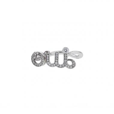 Anello Dior Oui in oro bianco e diamanti
