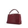 Louis Vuitton Capucines medium model handbag in raspberry pink leather - 00pp thumbnail