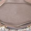 Borsa Louis Vuitton Very Zipped Tote in pelle beige e pitone - Detail D3 thumbnail