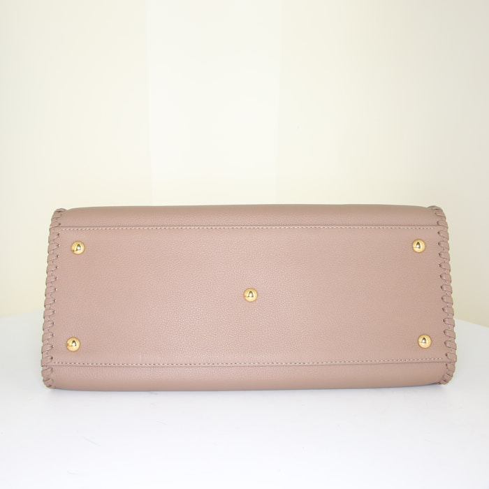 Bolso Louis Vuitton Very Zipped Tote en cuero beige y piel de pitón - Detail D5