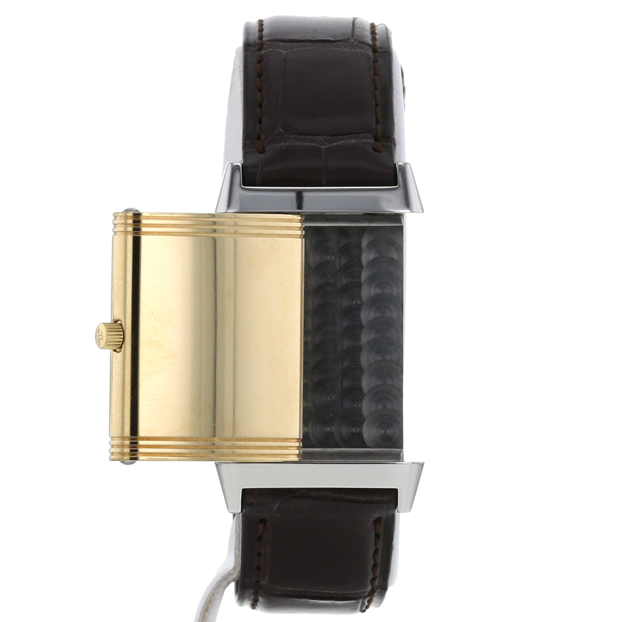 Reloj Jaeger Lecoultre Reverso de oro y acero Ref :  250.5.08 Circa  2000