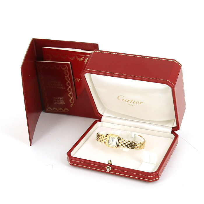 Cartier Panthère  mini watch in yellow gold Circa  1993 - Detail D2