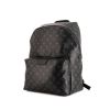 Louis Vuitton Discovery backpack in black and grey monogram canvas and black leather - 00pp thumbnail