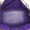 Bolso de mano Hermes Birkin 35 cm en cuero epsom violeta Iris - Detail D2 thumbnail